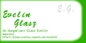 evelin glasz business card